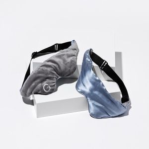 Gravity weighted sleep mask